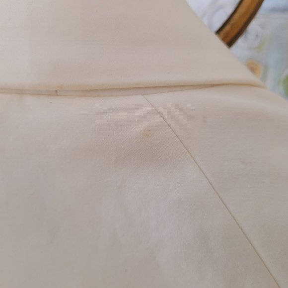 Robert Rodriguez Cream Cropped Cotton Blazer US 4 - Picture 13 of 16